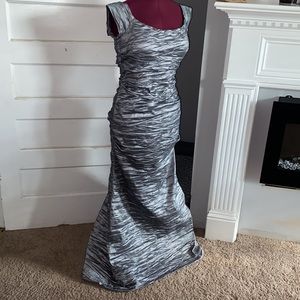Silver formal gown